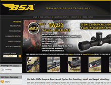 Tablet Screenshot of bsaoptics.com